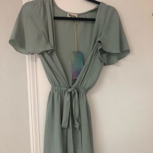 Show Me Your MuMu Silver Sage Crisp robe